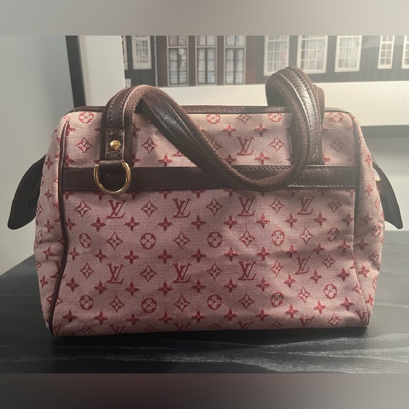 LOUIS VUITTON PM Josephine Bordeaux mini Lin - Picture 6 of 12